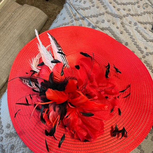 Custom Red Derby Hat - Picture 4 of 4